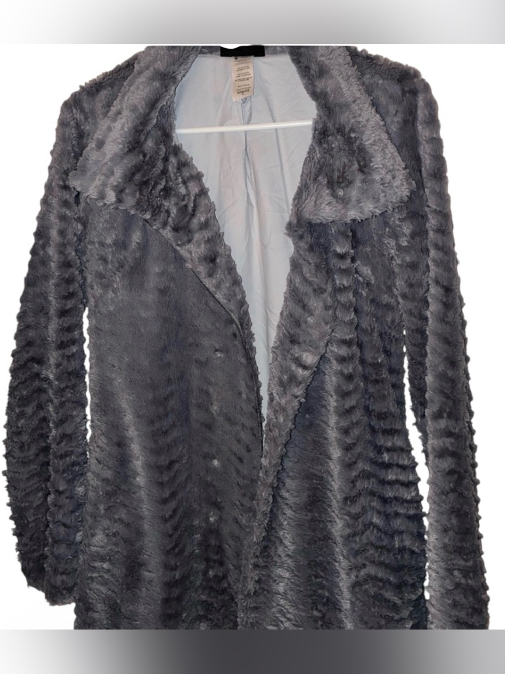 Patagonia Women's Soft Gray Teddy Jacket Sz S